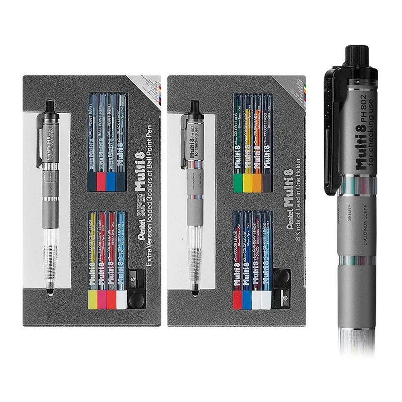 Japan Pentel Multi+8 mechanisc - Pentel Pen Energel recensie en prijs