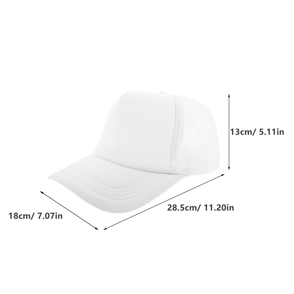 5 stuks blanco baseballpetten  - Hat Sublimation Blank recensie en prijs